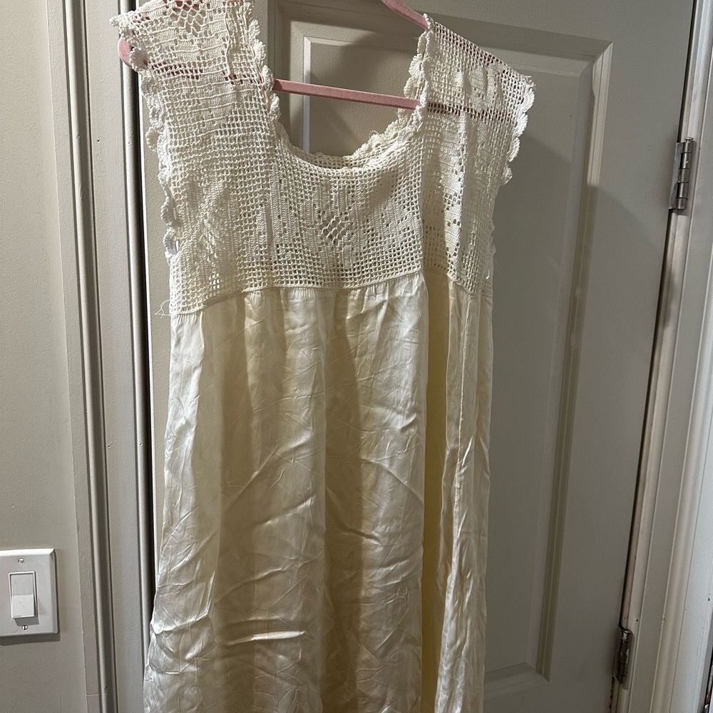 Vintage Crochet Lace Dress